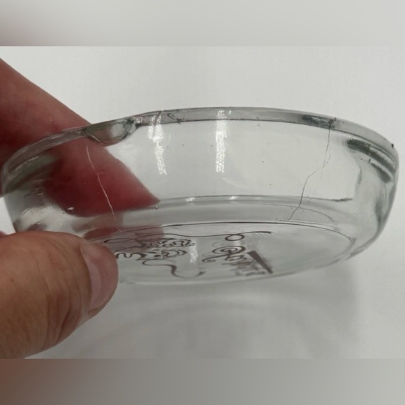 Lot Of 2 Vintage Sardis Restaurant NYC Glass Ashtrays Circa 1955 Round READ - Picture 8 of 9